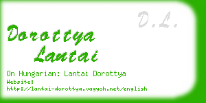 dorottya lantai business card